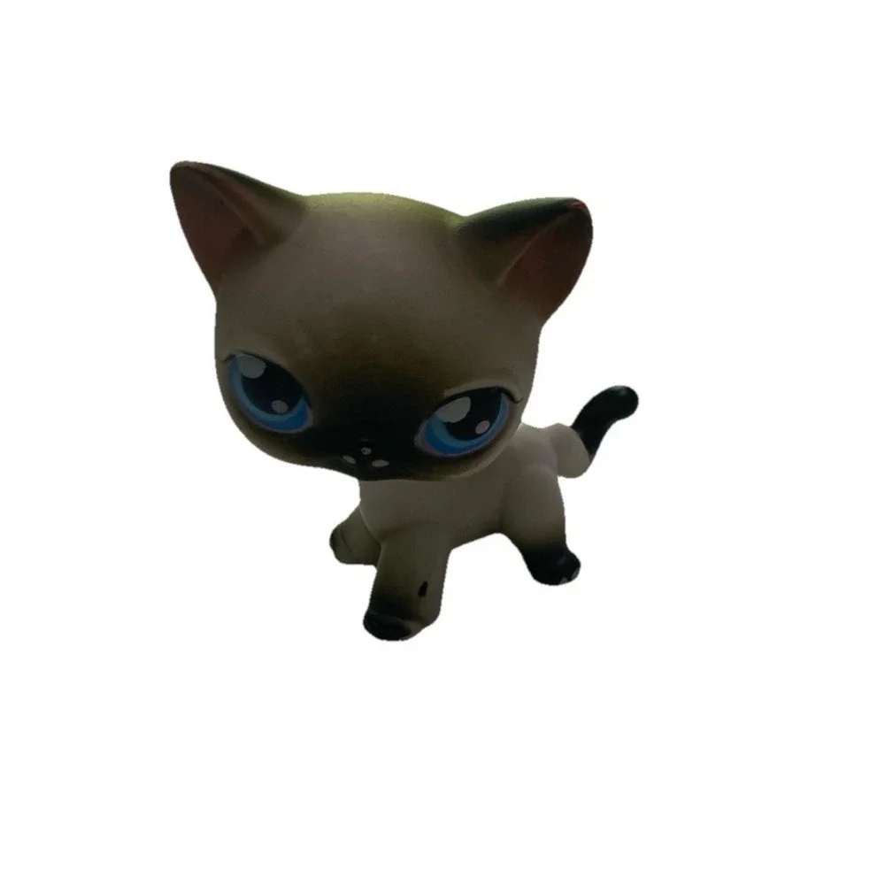 Littlest Pet Shop Siamese Kitty Cat Kitten 2004 Animal Figure Rare Vintage